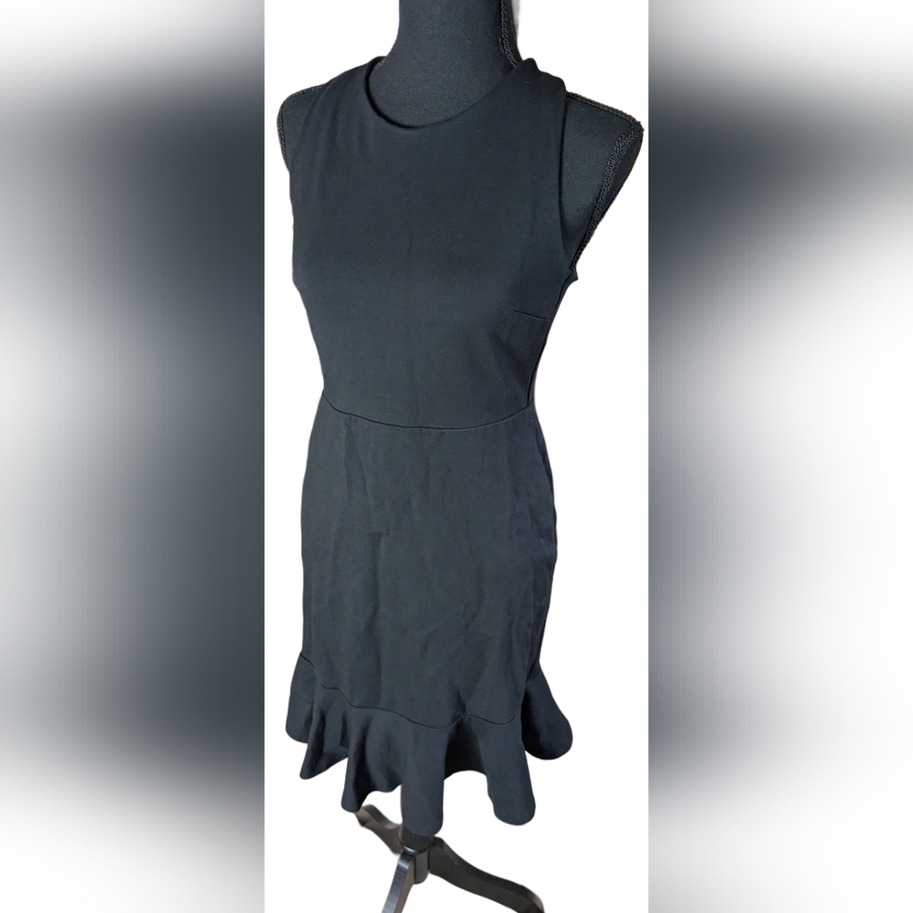 Banana Republic Cross Back Flounce Dress